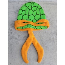 Teenage Mutant Ninja Turtles Beanie Hat TMNT Nickelodeon Kids Orange Green