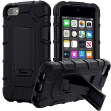 ZoneFoker iPod Touch 7th / 6th / 5th Generation Case Heavy Duty Black