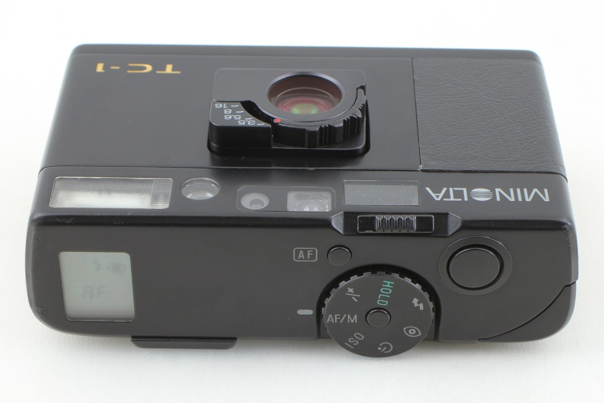 フィルムカメラ MINOLTA 70th anniversary TC-1 Limited Near MINT] Minolta TC-1 Limited 70th Limited Black 35mm Film