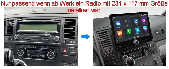Dynavin D9-V10W Premium Flex 10" DAB+ Auto Radio Navi Bluetooth für VW T5 7H 7E - Bild 2 von 4