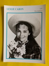 LESLIE CARON / Filmstar - Sammelkarte