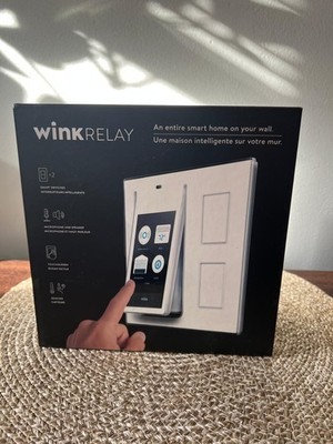 Wink Relay Wall-Mounted Smart Home Controller 4.3'' Touchscreen White New Sealed