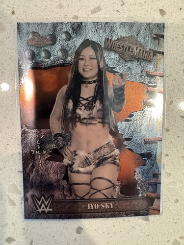Iyo Sky Cactus Jack 2025 TOPPS CHROME WWE Wrestlemania #53