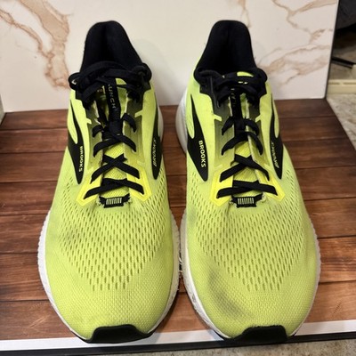 Brooks Launch 8 Running Shoes Mens Size 11 Neon Yellow Lightweight 1103581D774