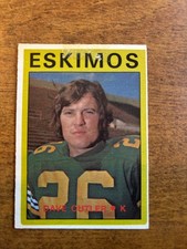 1972 O-PEE-CHEE CFL FOOTBALL CARD - # 96 Dave Cutler