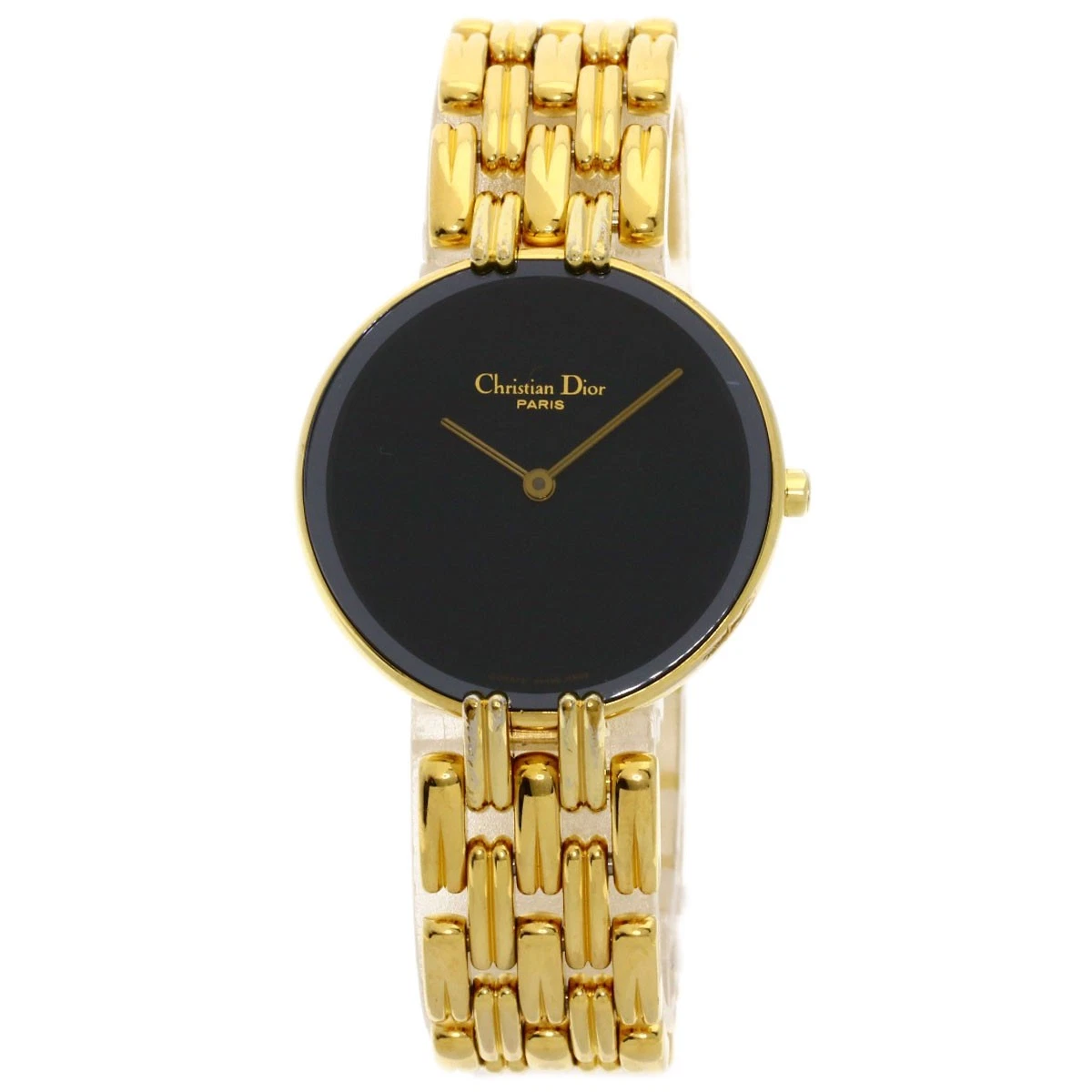 Montre femme Christian Dior Bakira dorée Rolex GP occasion
