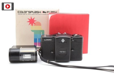 RARE [Near MINT w/FLASH] LOMO LC-A Minitar Point & Shoot 35mm Film Camera JAPAN