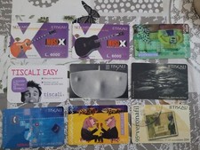 Lotto collezione schede telefoniche tiscali con bassa tiratura