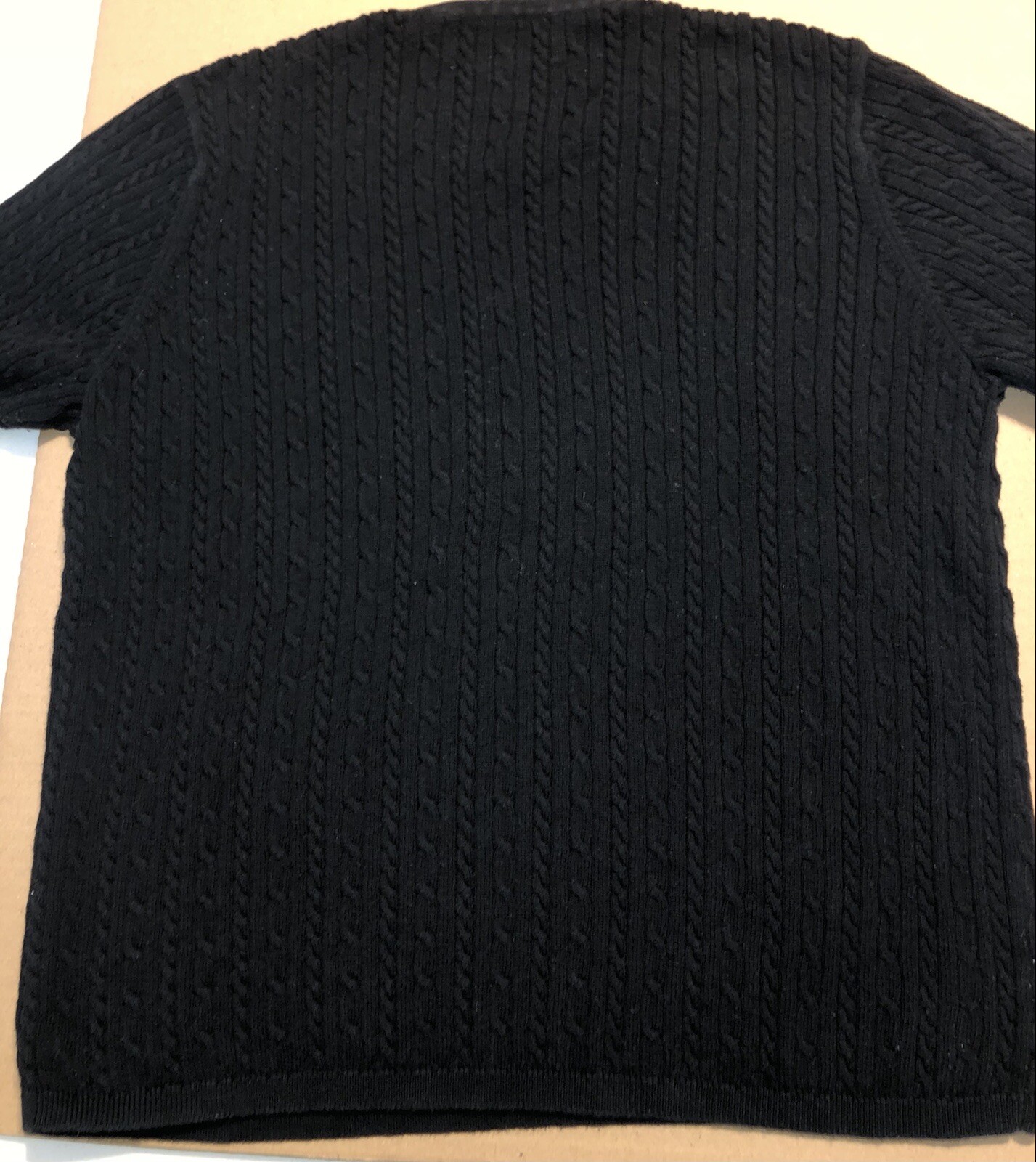 Pendleton Knit Top Medium Black Short Sleeve - image 2