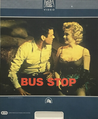 Marilyn Monroe BUS STOP 1956/1982 20th Century Fox CED VideoDisc Classic Drama