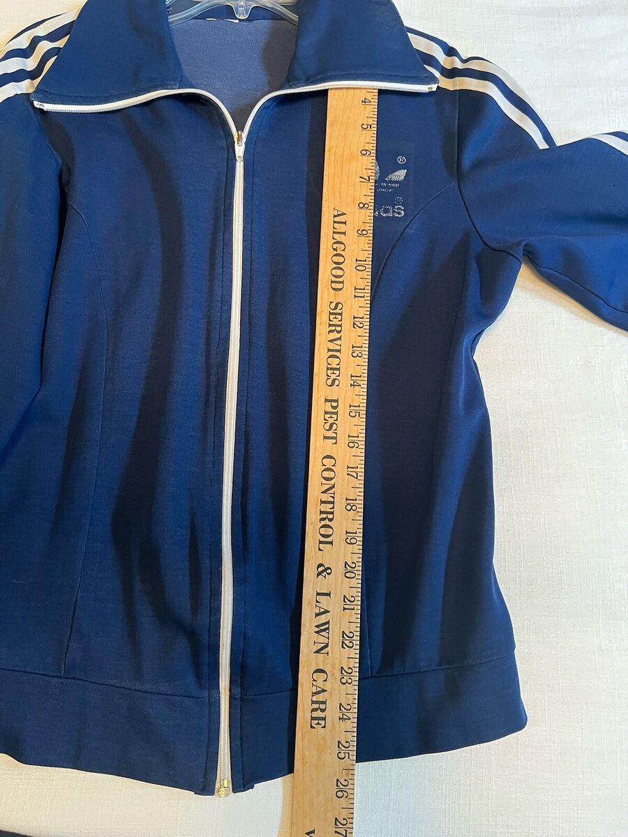 Vintage Adidas 70s/80s Track Top- Zip up-Blue Jacket Men | eBay Vintage Adidas 70s/80s Track Top- Zip up-Blue Jacket Men | eBay