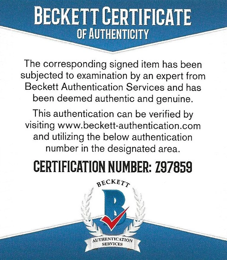 Foto firmada por Drew Bledsoe de fútbol americano Buffalo Bills 8x10 Beckett certificado de autenticidad autografiada Foto 3 de 3