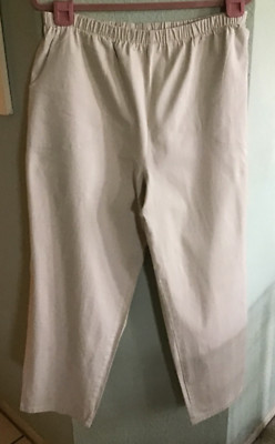 D&C DENIM Sz P2x  Off White or Tan   Stretch Cotton Denim Pockets Jeans NEW