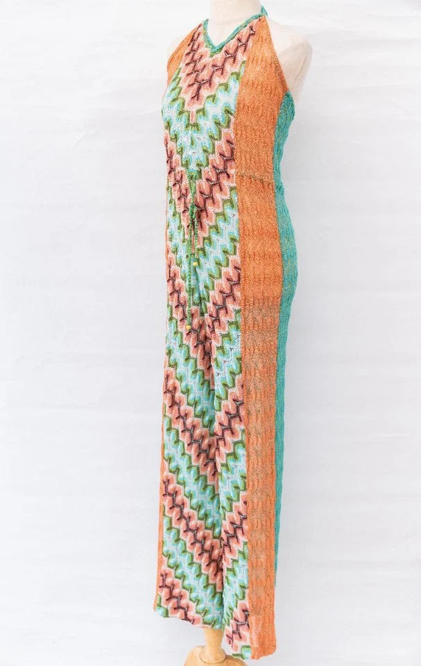 Mono halter Missoni Mare rosa verde Foto 3 de 4