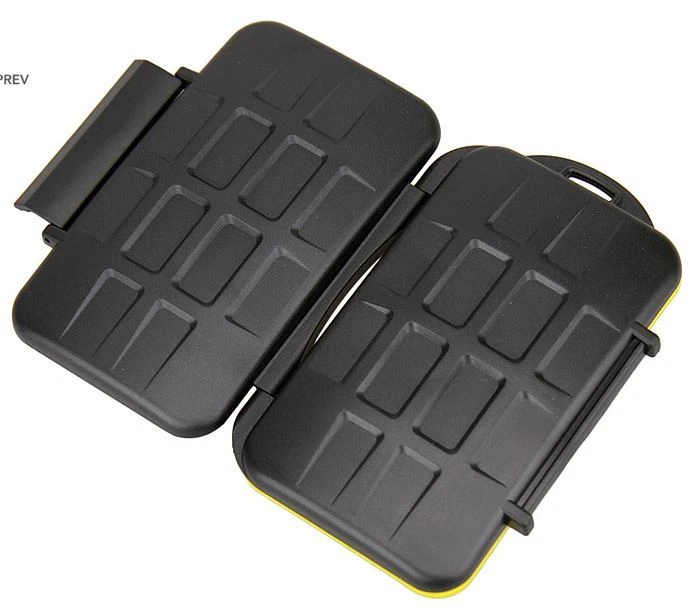 JJC MC-SD8 Memory Card Case holds 8x SD Card, Rubber Seal Waterproof Lightweight - Image 3 of 4
