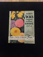 James Vicks Garden And Floral Guide 1934