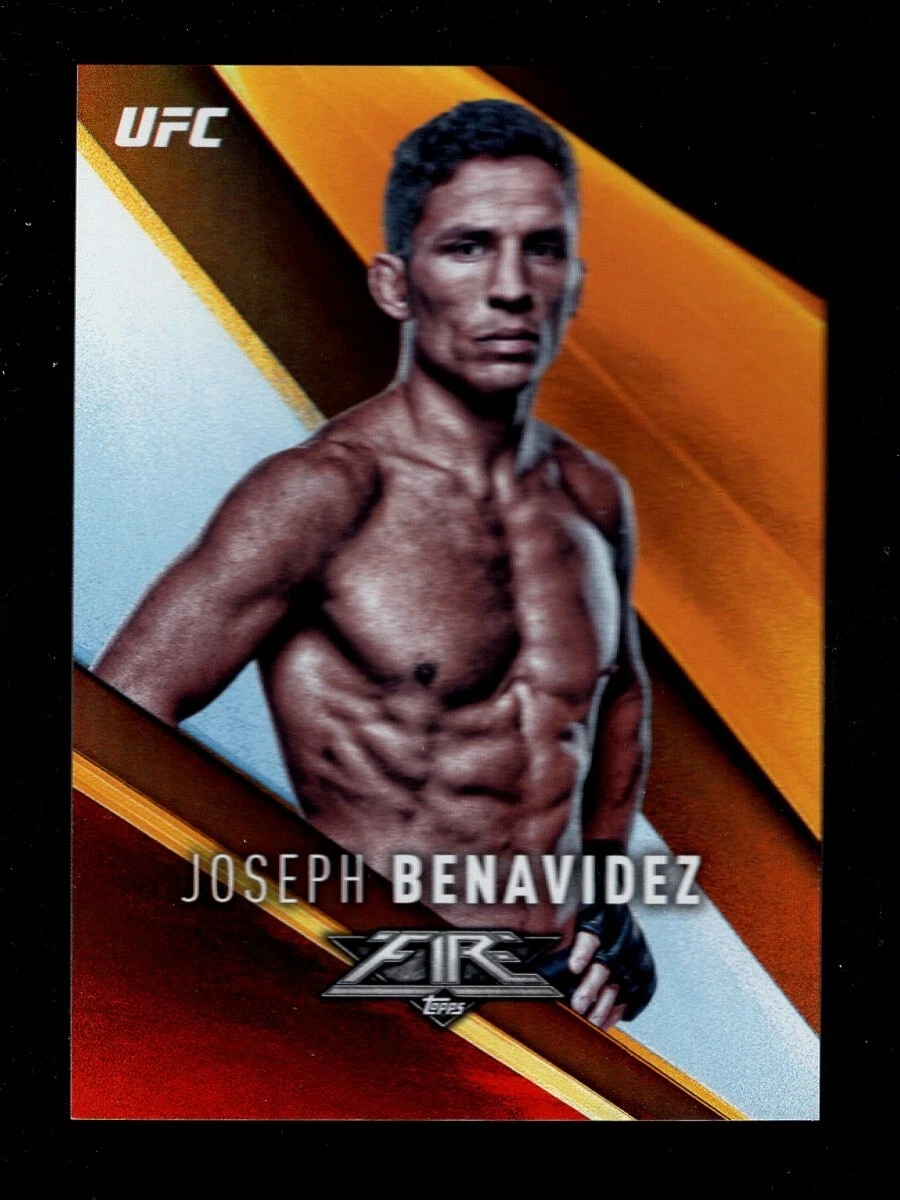 2017 TOPPS UFC RED HOT #40 JOSEPH BENAVIDEZ 76/142 FREE SHIPPING