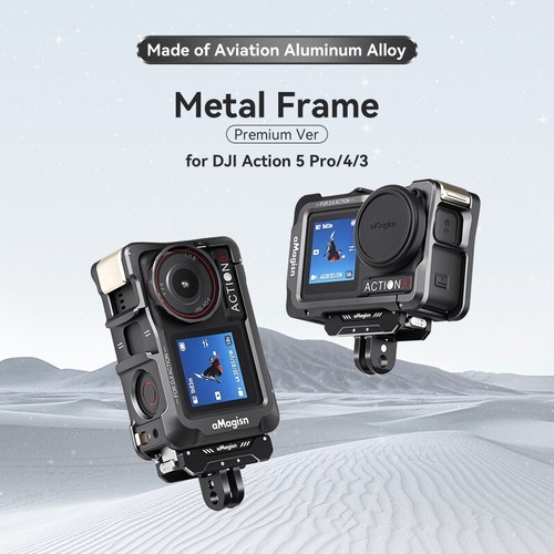 aMagisn für DJI Action5Pro/4/3 Metall Kaninchenkäfig Premium Schutzhülle - Bild 5 von 17