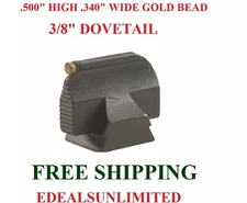 3/8" DOVETAIL .500" HIGH  .340" Wide 1/16" Brass Bead WINCHESTER MARLIN HENRY