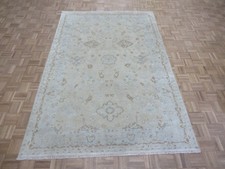 6 X 9 Hand Knotted Gold Fine Turkish Oushak Oriental Rug Vegetable Dyes G7015