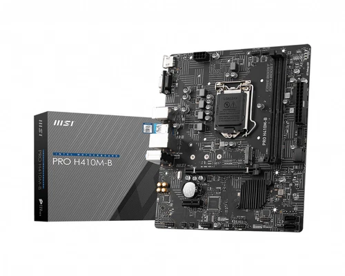 MSI PRO H410M-B Intel H510 LGA 1200 micro ATX 64GB DDR4 6x USB 2.0 1x HDMI 1x VG