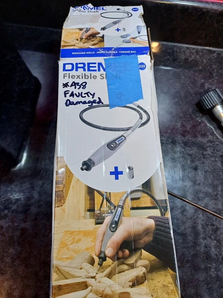 Dremel 225 Flex-Welle Mehrzweck Flexible Dremel Verlängerung - DEFEKT - BESCHÄDIGT - Bild 3 von 4