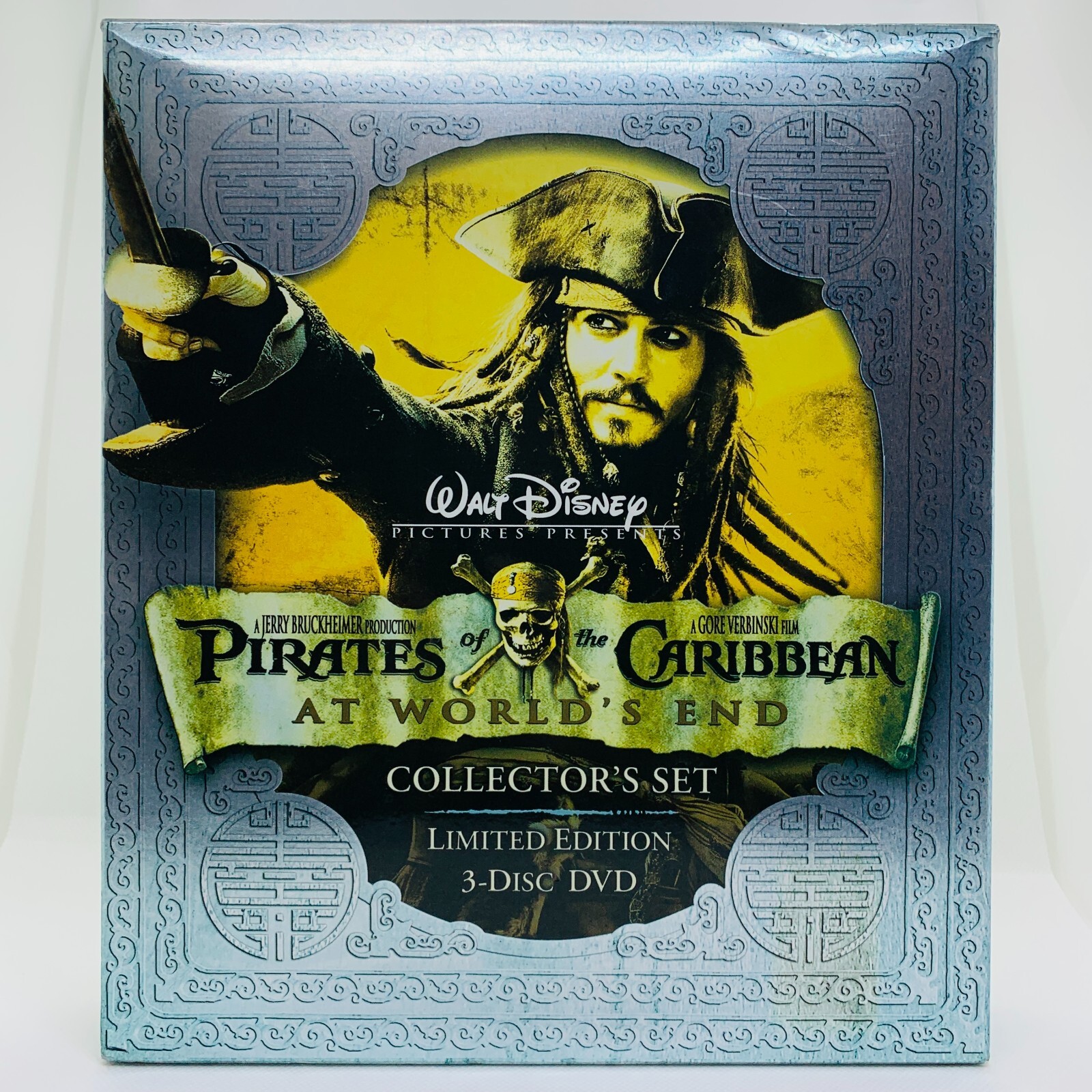 Disney PIRATES OF THE CARIBBEAN AT WORLDS END COLLECTORS SET 3 DISC DVD ...