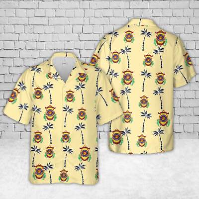 US Marine Corps Base Camp Lejeune Hawaiian Shirt