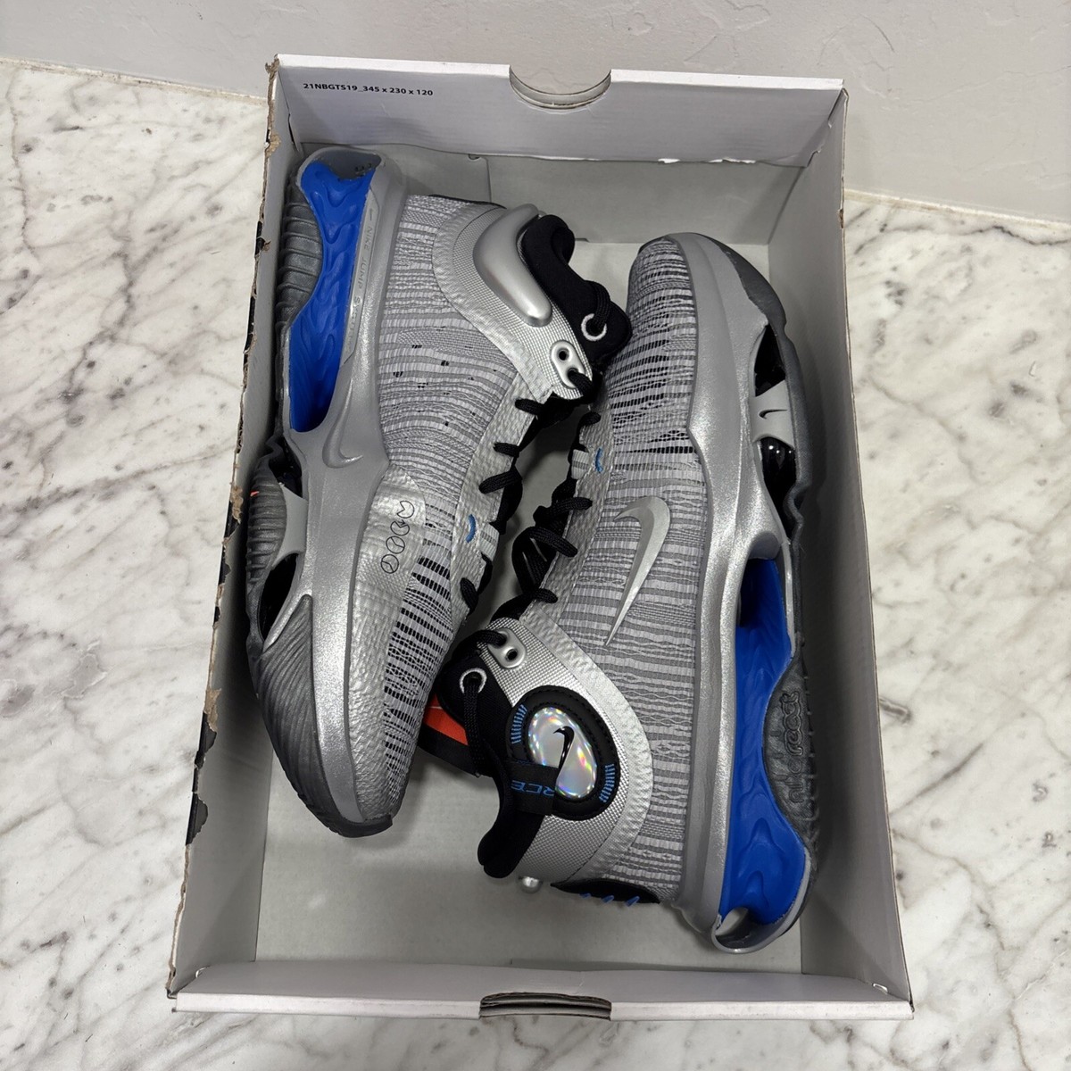 Nike Air Zoom G.T. Jump 2 ASW Metallic Silver FZ4614 001 Size 8