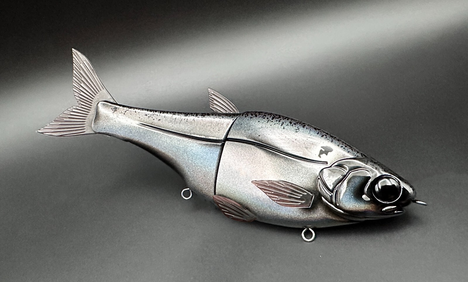 HINKLE SHAD JR. CLONE- PRIZM SHAD - SWIMBAIT GLIDE BAIT - MUST SEE VIDEO! 🔥 - Image 3