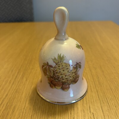 Vintage Royal Worcester Palissy Royale Collection Obst Dinner Glocke 11,5x8cm