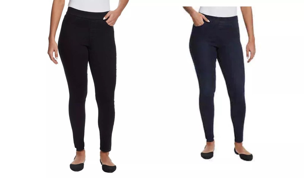 Gloria Vanderbilt Women Beverly High Rise Fitted Pull On Comfort Jeans (1639769)