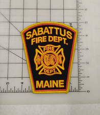 Sabattus Maine Fire Dept Patch