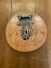 Thumb Piano Gecko Kalimba, Coconut Shell