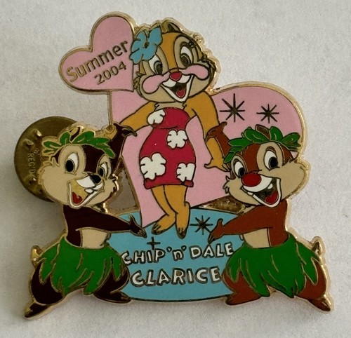 VINTAGE DISNEY M & P SUMMER 2004 CHIP AND DALE WITH CLARICE HULA DANCE LE 1000