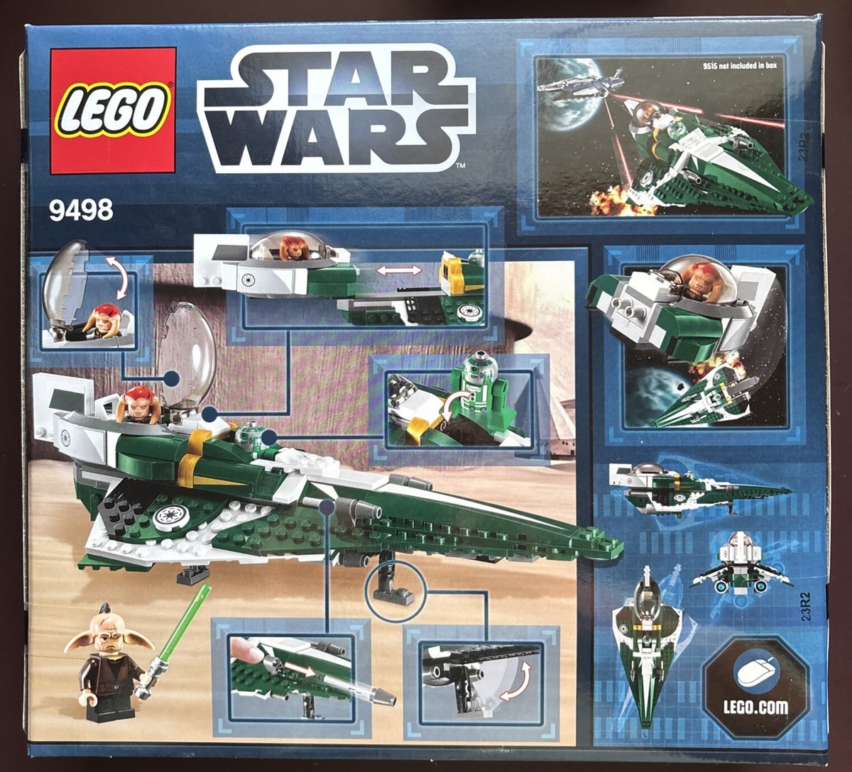 sininen Rebel Z-95 Headhunter Starfighter - Alternate Build of 75399