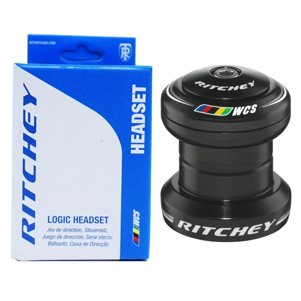 Ritchey WCS Logic Bike Headset 1" Black Threadless EC30/25.4 EC30/26 - Image 2 of 4