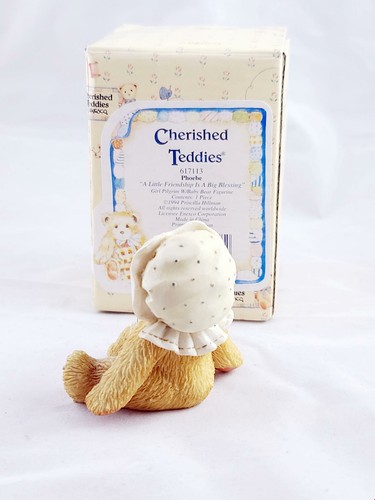 Cherished Teddies A Little Friendship Is A Big Blessing Figure #617113 - Picture 3 of 5