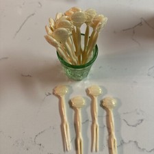 1964-65 New York Worlds Fair Cocktail Hors D'oeuvres Olive Forks Picks Set of 17