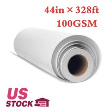 44in x 328ft 100g High Tacky Sticky Apparel Sublimation Paper Roll Local pickup