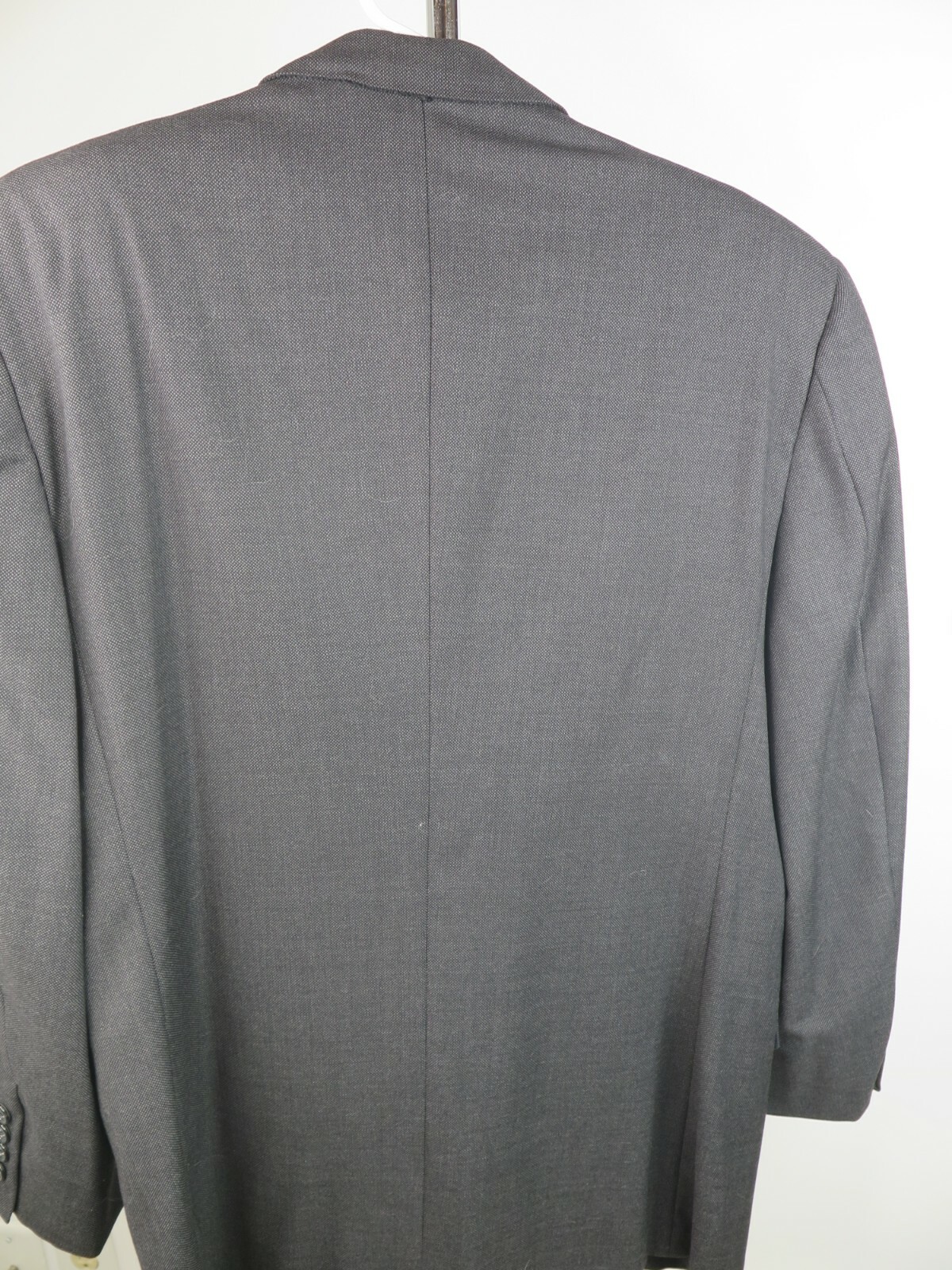 Hickey Freeman Suit Jacket Gray Solid Size 40 R - image 4