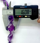 HSN Jay King Sterling Silver Amethyst Graduated 18" Bead Necklace — photo 5