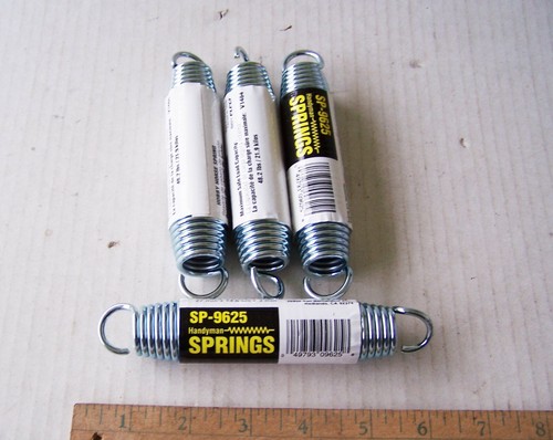 SP-9625 Extension Springs 0.125" x 1-1/16" x 5-3/4" Lot of 4 new