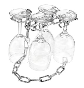 Magic Chain Countertop Kitchen Wine Glass Holder Free Standing