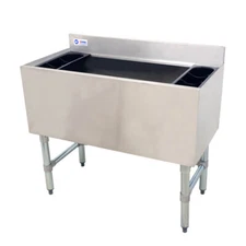 Omcan USA 43478 Underbar Ice Bin/Cocktail Unit with 134 lbs Ice Capacity
