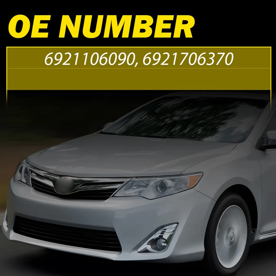 2 передние наружные дверные ручки для Toyota Camry 2012-17 со стороны водителя и пассажира - Изображение 3 из 4