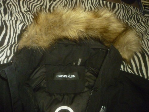 Calvin Klein Mens Hooded Coat - NEW Without Tags - Picture 2 of 7