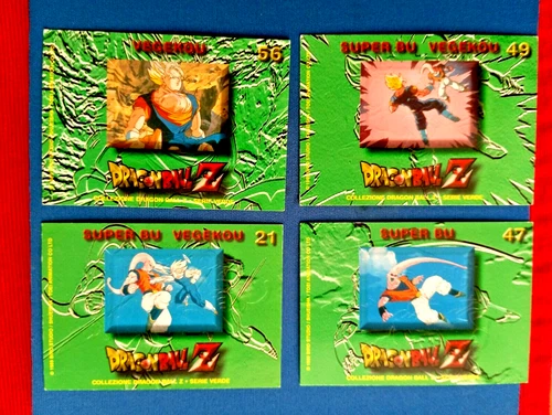 CARD DRAGON BALL Z - SERIE VERDE - SUPER BU VEGEKOU - N° 4