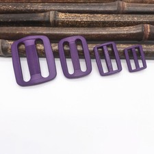 Gurtband bunt Kunststoff Schieber Tri Glide verstellbare Schnallen Größe 15-31mm