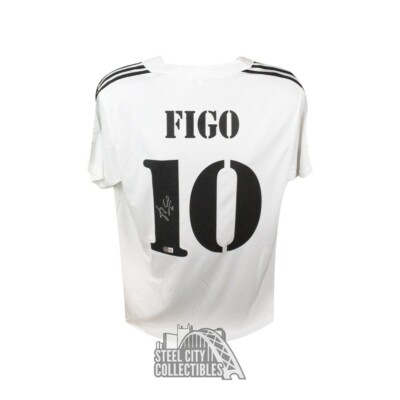 Luis Figo Autographed Real Madrid Soccer Jersey - BAS | eBay